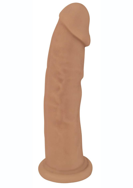 Fleshstixxx Dual Density Silicone Bendable Dong - Caramel - 6in