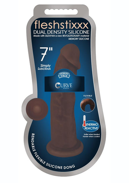 Fleshstixxx Dual Density Silicone Bendable Dong