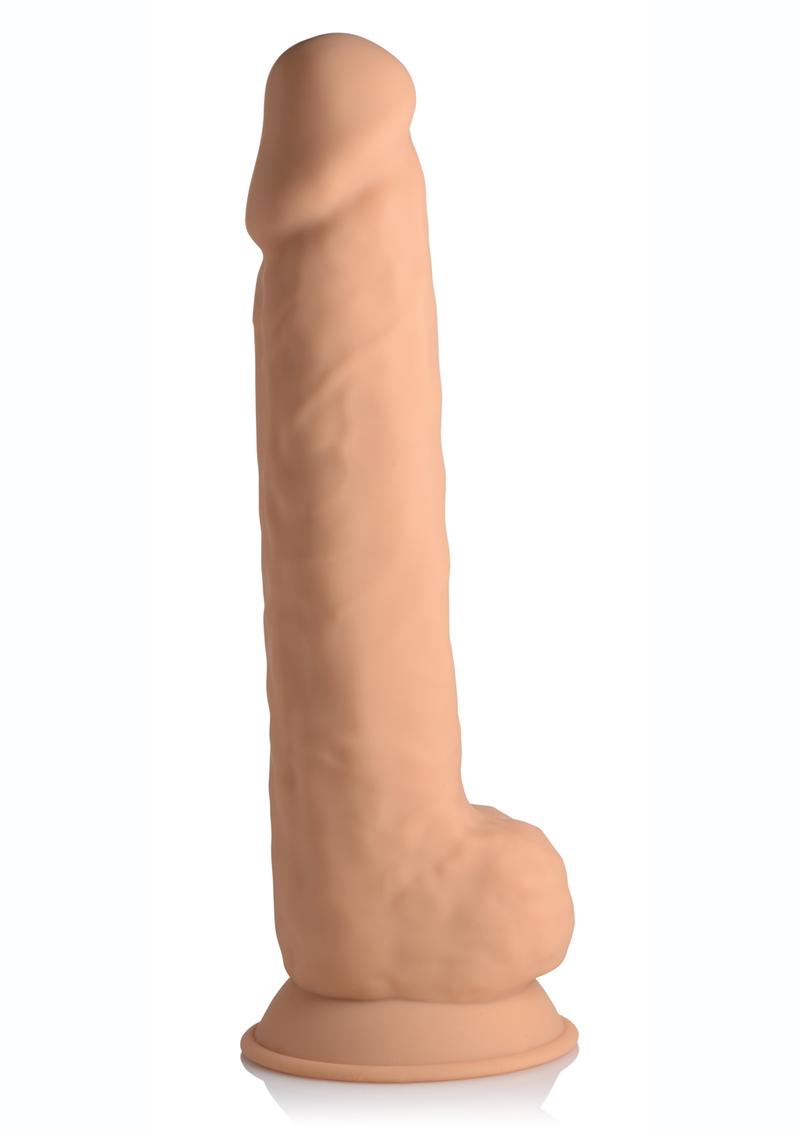 Fleshstixxx Dual Density Silicone Bendable Dong with Balls