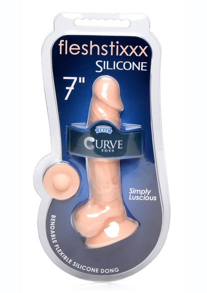 Fleshstixxx Silicone Bendable Dong with Balls