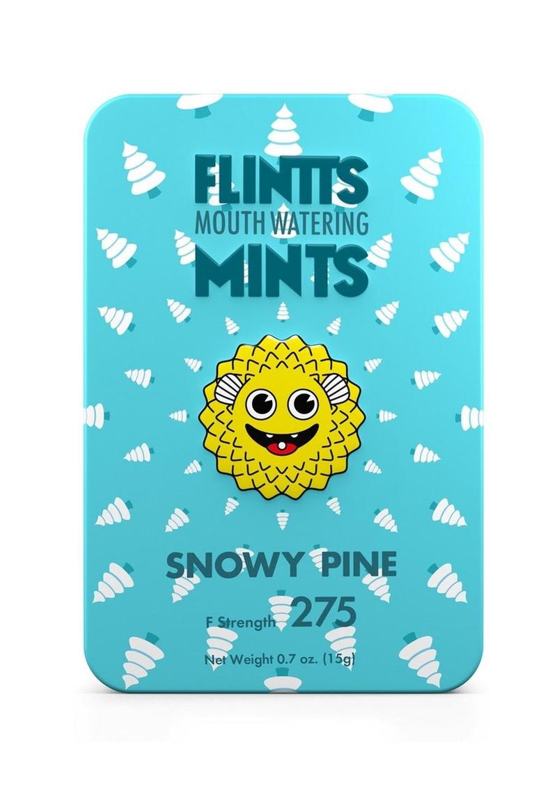 Flintts Mints Mouth Watering Oral Delights - Snowy Pine (F Strength 225) - 28-30 Per Tin