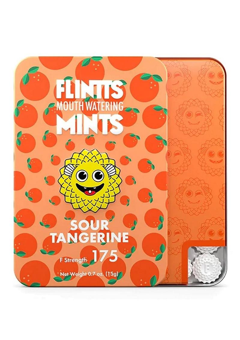 Flintts Mints Mouth Watering Oral Delights - Sour Tangerine