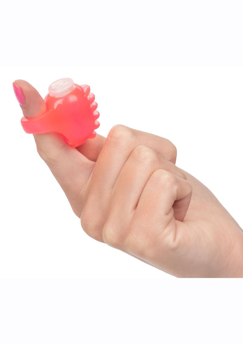 Foil Pack Vibrating Finger Teaser - Pink