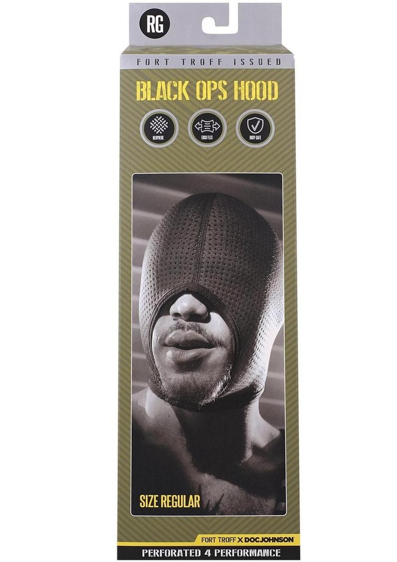 Fort Troff Black Ops Hood - Regular - Black - One Size