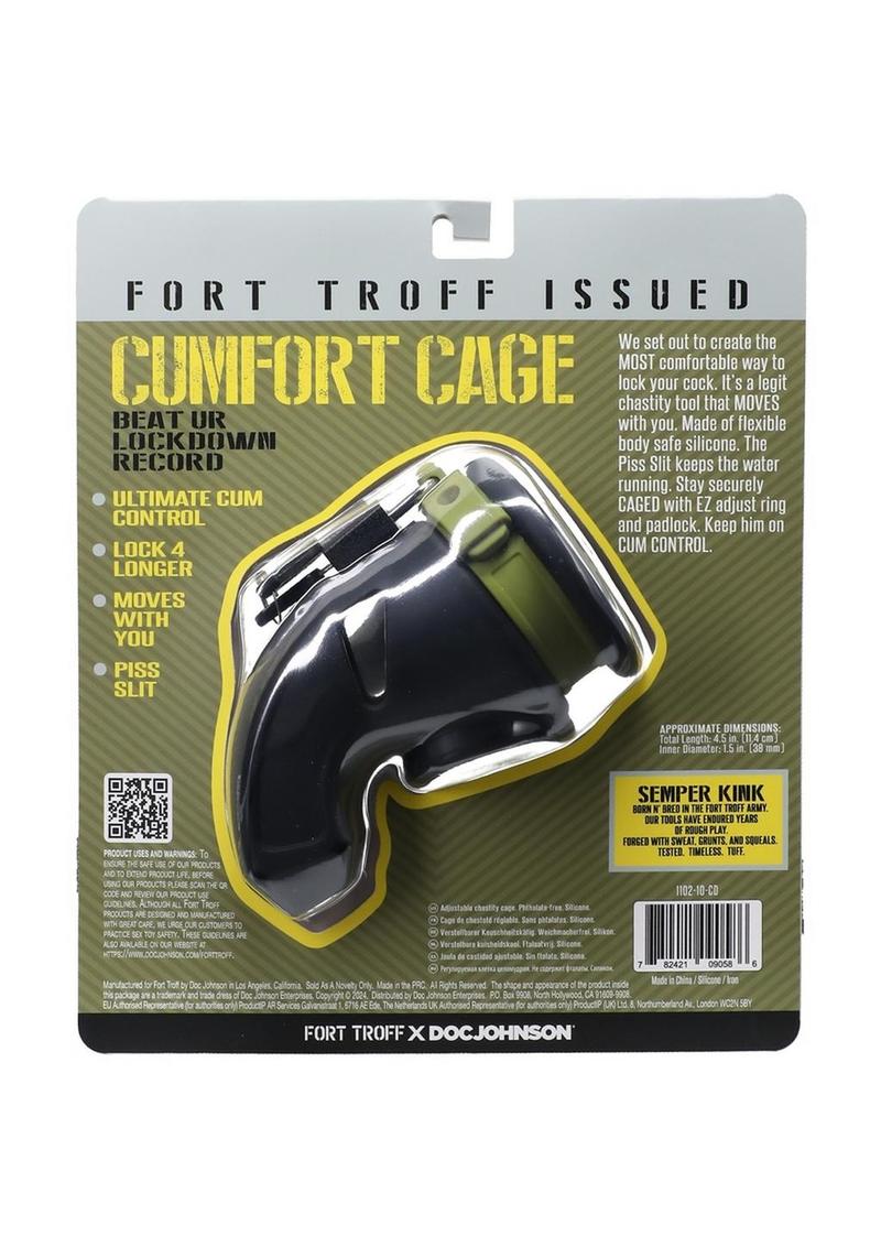 Fort Troff Silicone Cumfort Cage - Black