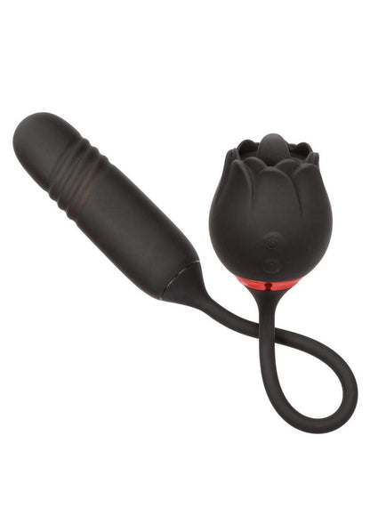 French Kiss Elite Romeo Rechargeable Silicone Vibrator with Clitoral Stimulator