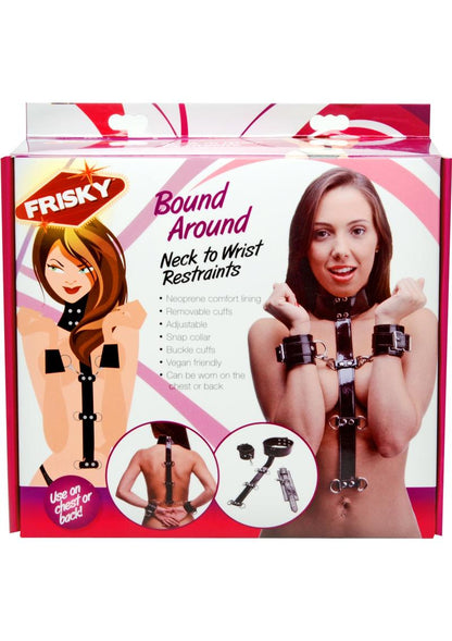 Frisky Bound Around Neck to Wrist Restraints