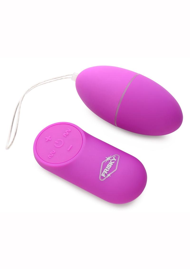 Frisky Scrambler 28x Rechargeable Vibrating Egg with Remote Control