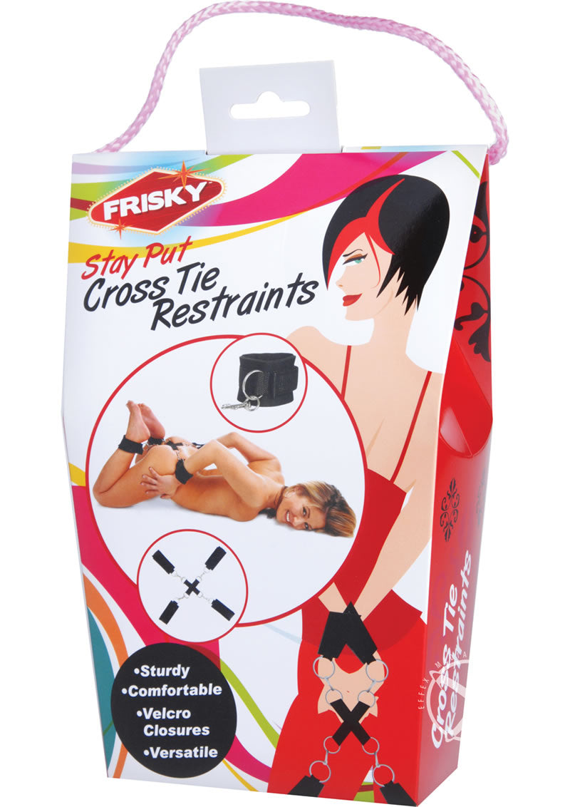 Frisky Stay Put Cross Tie Restraints - Pink