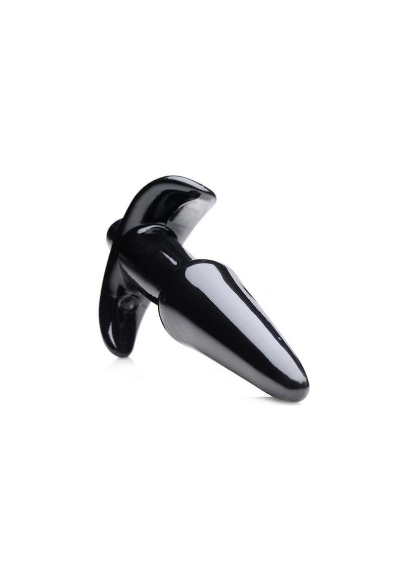 Frisky Thrilling Noir Smooth Anal Plug - Black