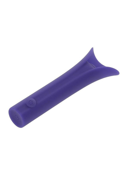 Full Coverage Rechargeable Silicone Bullet - Purple