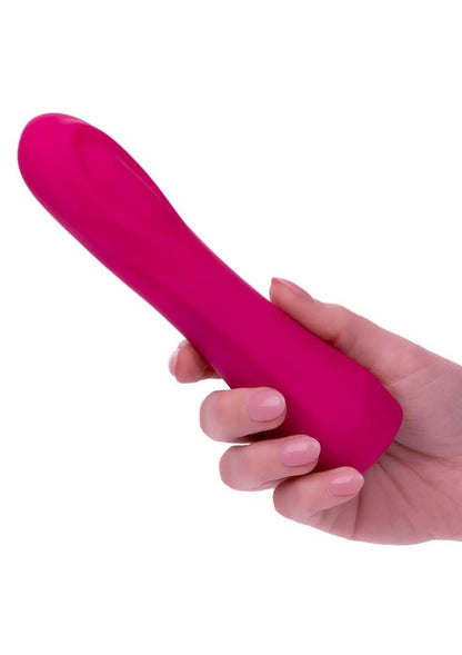 Gem Vibe Collection Bliss Rechargeable Silicone G-Spot Vibrator - Pink