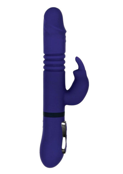 Gender X All In One Rechargeable Silicone Rabbit Vibrator - Purple