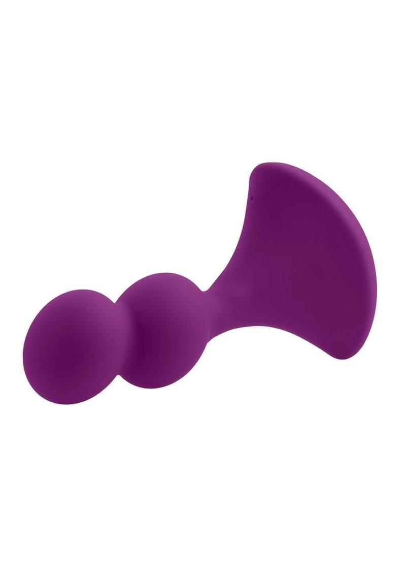 Gender X Ball Game Rechargeable Silicone Rotating Vibrator - Purple