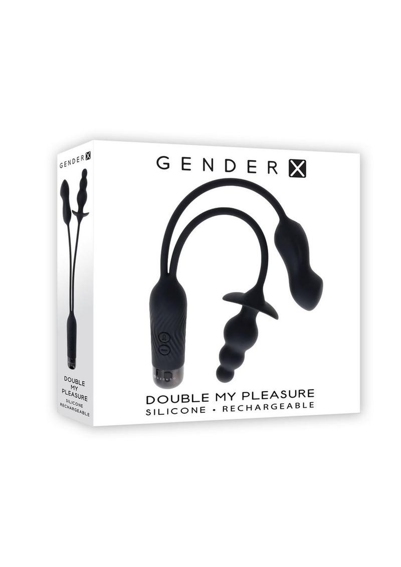 Gender X Double My Pleasure Rechargeable Silicone Dual Vibrator