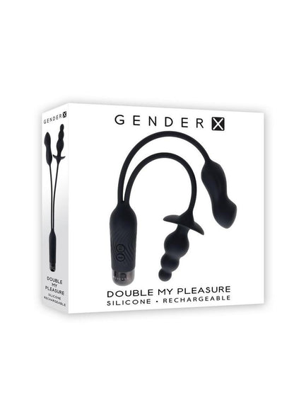 Gender X Double My Pleasure Rechargeable Silicone Dual Vibrator