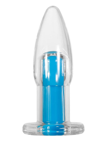 Gender X Electric Blue Silicone Rechargeable Vibrator with Remote Control