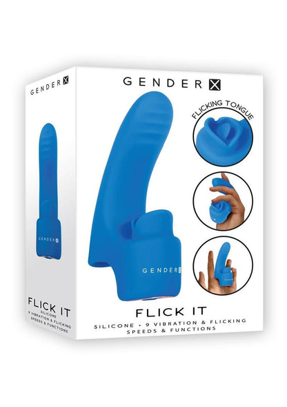 Gender X Flick It Rechargeable Silicone Vibrator