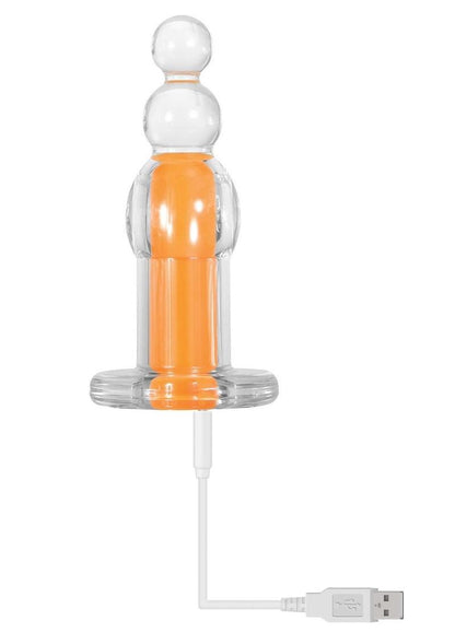 Gender X Orange Dream Silicone Rechargeable Beads with Remote Control