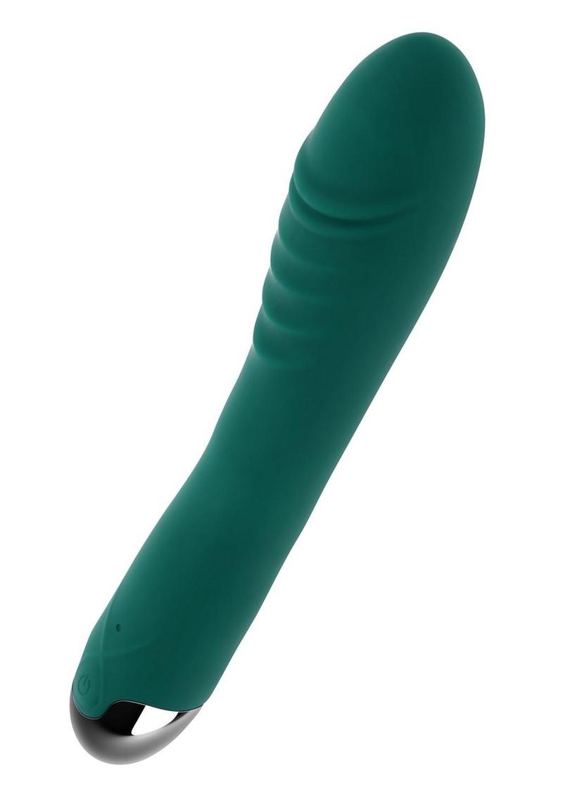 Gender X Pirouette Rechargeable Silicone Twirling Vibrator - Green