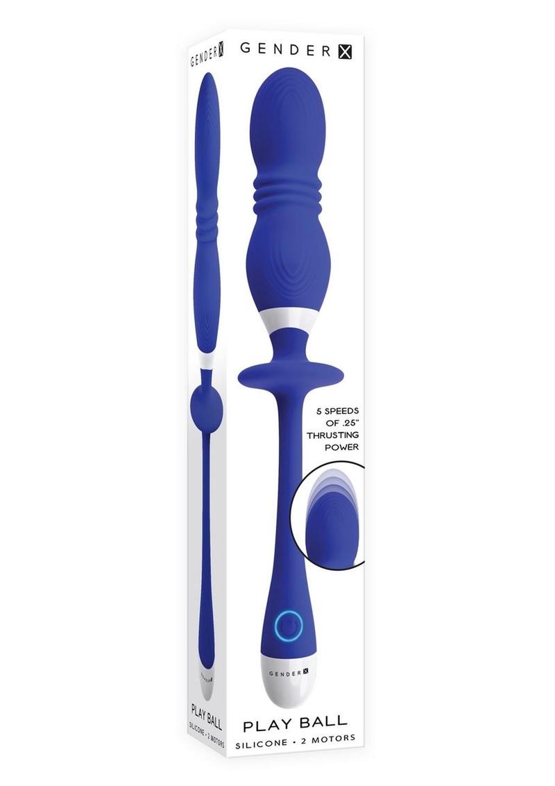 Gender X Play Ball Rechargeable Silicone Thrusting Probe