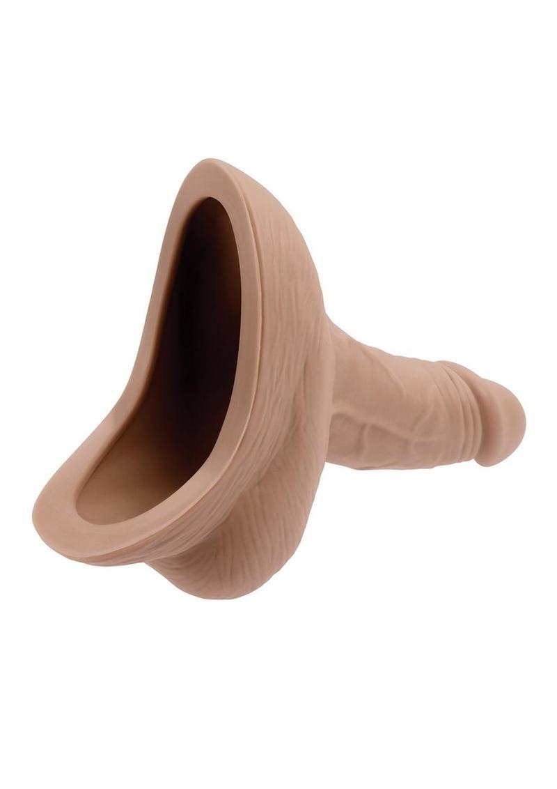 Gender X Silicone Realistic Stand to Pee Funnel - Caramel