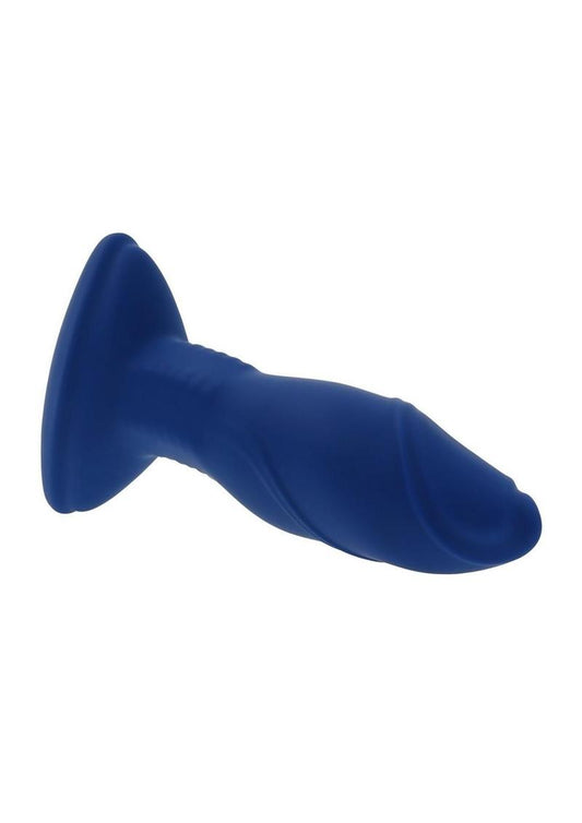 Gender X Sway with Me Rechargeable Silicone Anal Plug with Remote - Blue