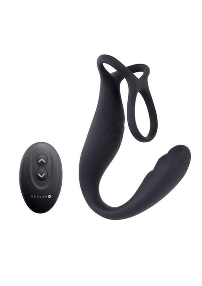 Gender X The Wrangler Rechargeable Silicone Triple Stimulating Anal Vibrator with Remote