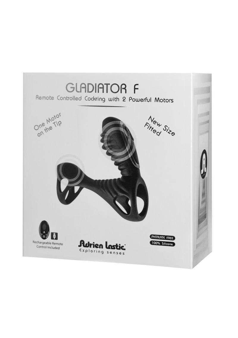 Gladiator F Rechargeable Silicone Couples Cock Ring