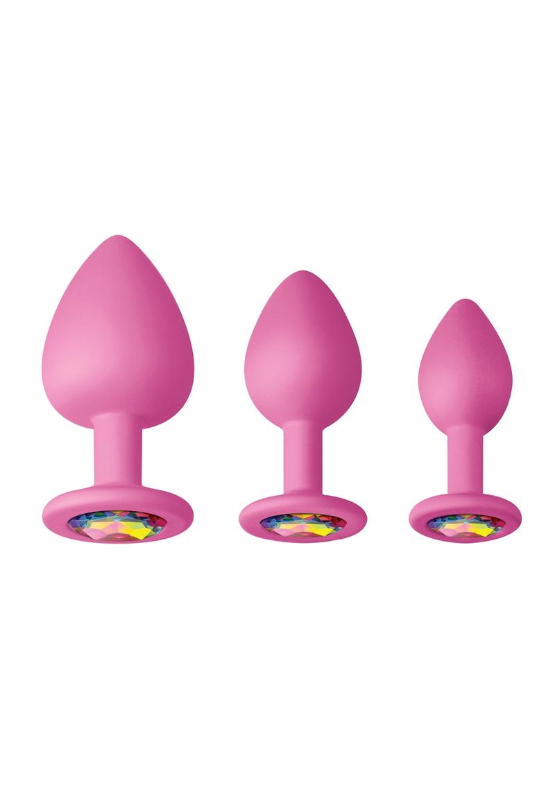 Glams Spades Trainer Kit Silicone Plugs - Pink - 3pc