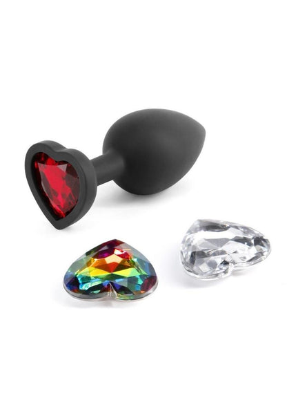 Glams Xchange Heart Silicone Anal Plug