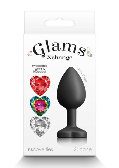 Glams Xchange Heart Silicone Anal Plug