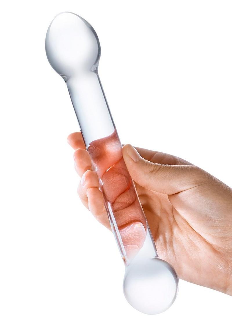 Glas Curved Glass G-Spot Stimulator - Clear - 7in