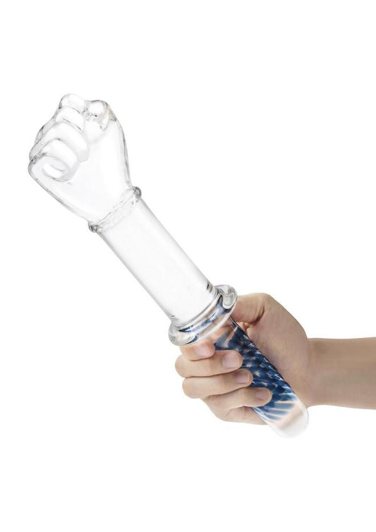 Glas Fist Double Ended Glass with Handle Grip - Clear - 11in