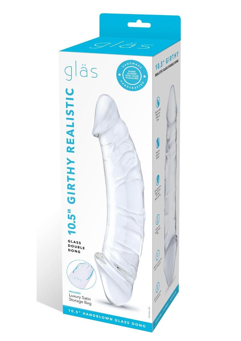 Glas Girthy Realistic Glass Double Dong