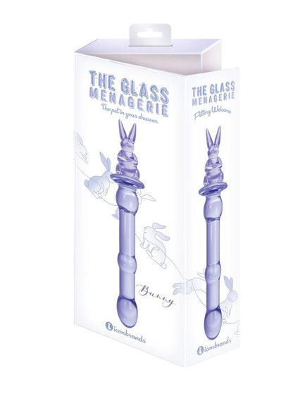 Glass Menagerie Rabbit Dildo - Purple