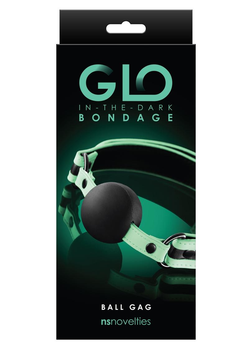 Glo Bondage Glow In The Dark Ball Gag