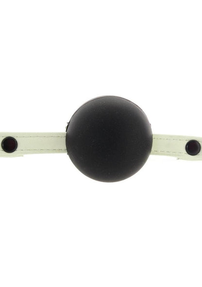 Glo Bondage Glow In The Dark Ball Gag - Glow In The Dark/Green