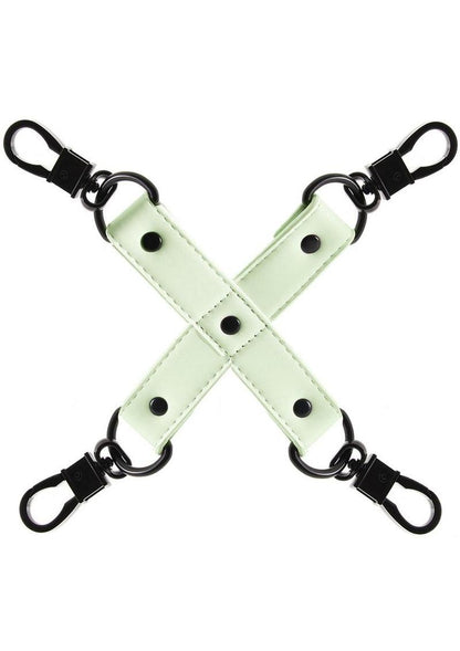 Glo Bondage Glow In The Dark Hog Tie - Glow In The Dark/Green