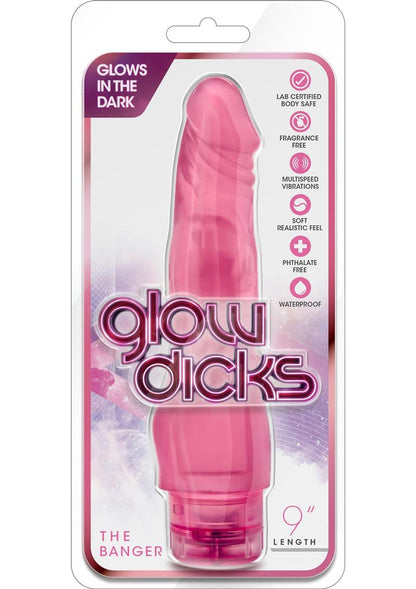 Glow Dicks The Banger Vibrating Dildo