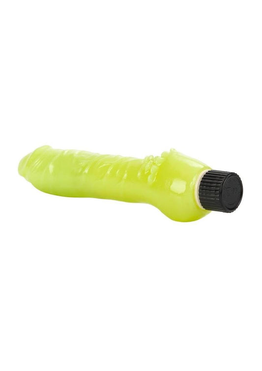 Glow In The Dark Jelly Vibrator - Glow In The Dark/Green