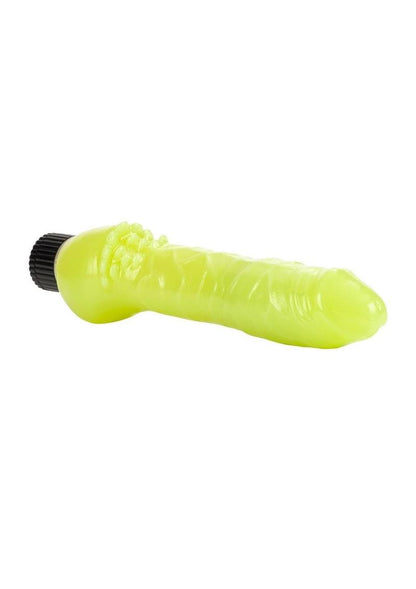 Glow In The Dark Jelly Vibrator - Glow In The Dark/Green