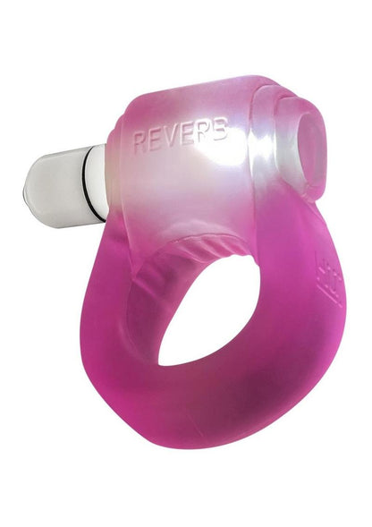 Glowdick Silicone Cockring with Led - Pink Ice - Pink