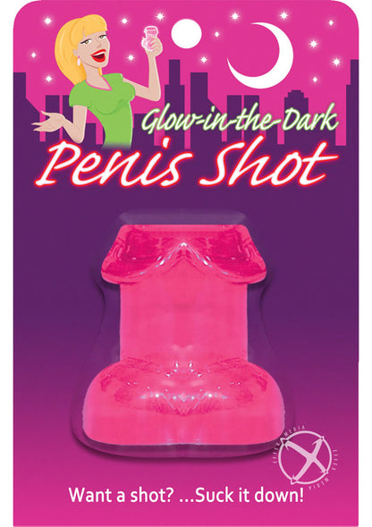 Glowing Penis Shooter - Glow In The Dark/Pink