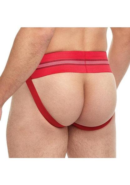 Goal Line Class Jockstrap - Red - Large/XLarge