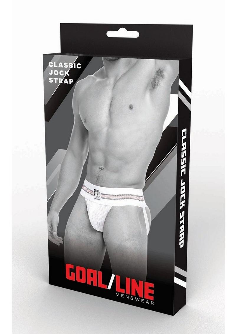 Goal Line Class Jockstrap - White - Large/XLarge