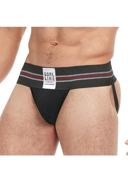 Goal Line Class Jockstrap - Black - Medium/Small