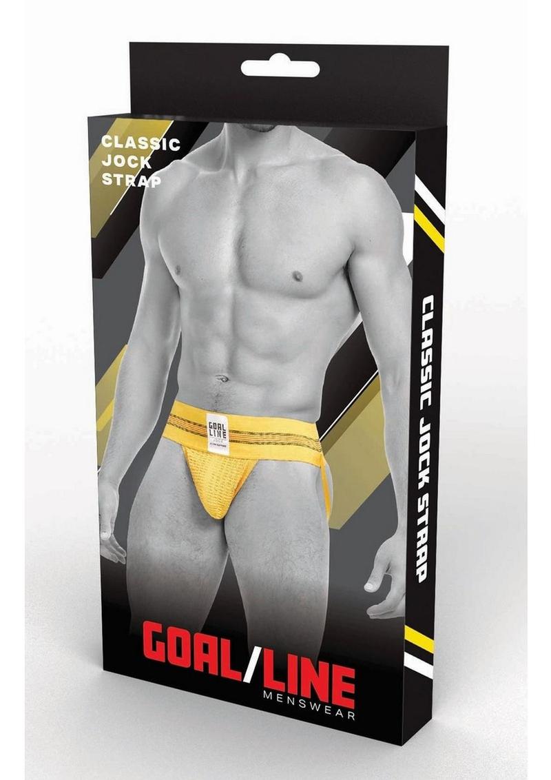 Goal Line Class Jockstrap - Yellow - Medium/Small