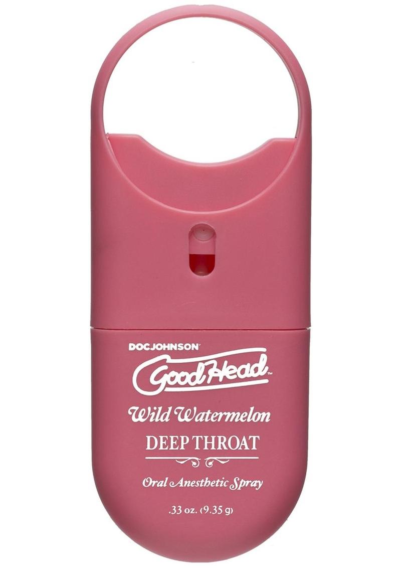 Goodhead Deep Throat To-Go Oral Anesthetic Spray Wild Watermelon - .33oz