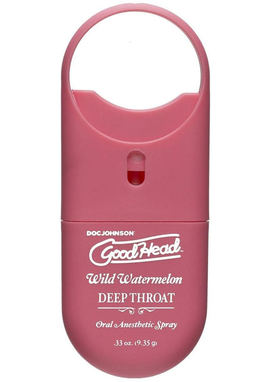 Goodhead Deep Throat To-Go Oral Anesthetic Spray Wild Watermelon - .33oz